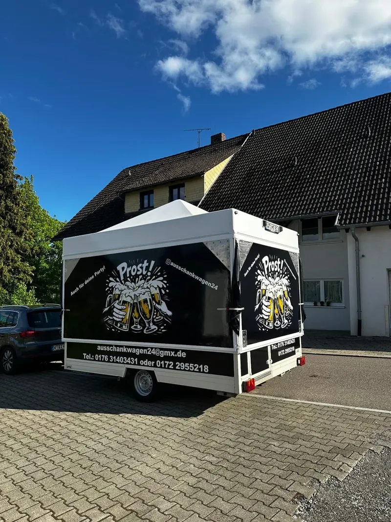 Bieranhänger «Prost!» seitlich