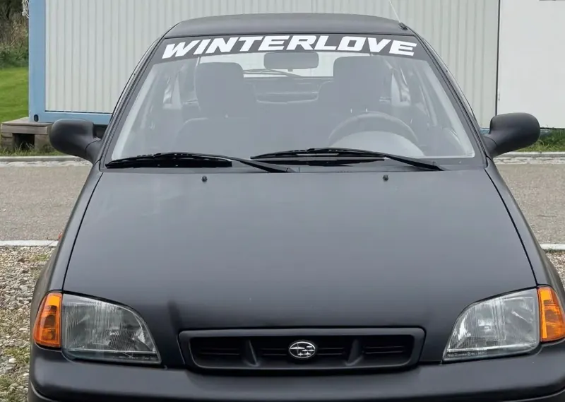 Frontscheibenkeil «Winterlove»