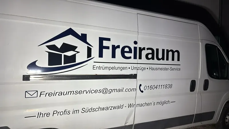 Beschriftung «Freiraum» im Detail